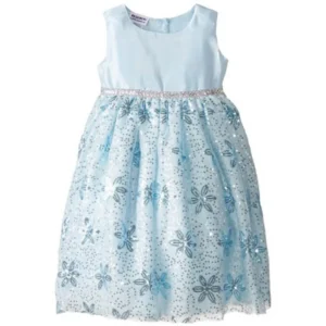 Blueberi Boulevard  Girls Detailed Skirt Special Occassion Dress.