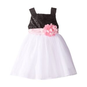 Sweetheart Rose Sequins bodice Party Dress.
