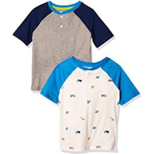 Big Boy's Pack Of 2 Tee Shirt Truck & Grey.