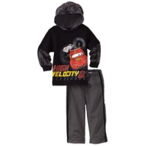 Disney Baby Boys' Long Sleeves Hoody Top & Sporty  Pant Set