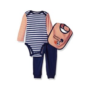 Best Beginnings Baby Boys' Bodysuit Pant Set, Navy - New Born