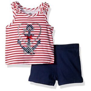 Kids Headquarters Baby Girls'  Tank Top & Shorts Set - 9/12 Months