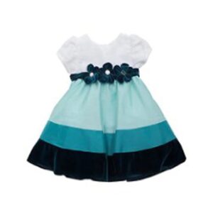 Rare Editions Baby Girls' Colorblock Social Dress  - 18/24 Months