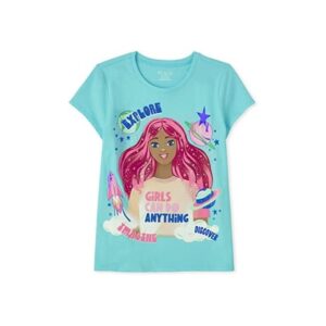 The Children's Place Big Girls T-Shirt - Girls Can Do Anything. - 7/8
